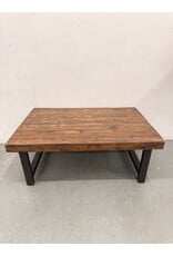 Pottery Barn Reclaimed Wood Industrial Coffee Table