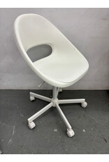 Ikea White Swooped Office Chair