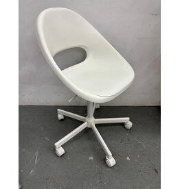 Ikea White Swooped Office Chair