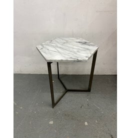 Honeycomb Marble Side Table - West Elm