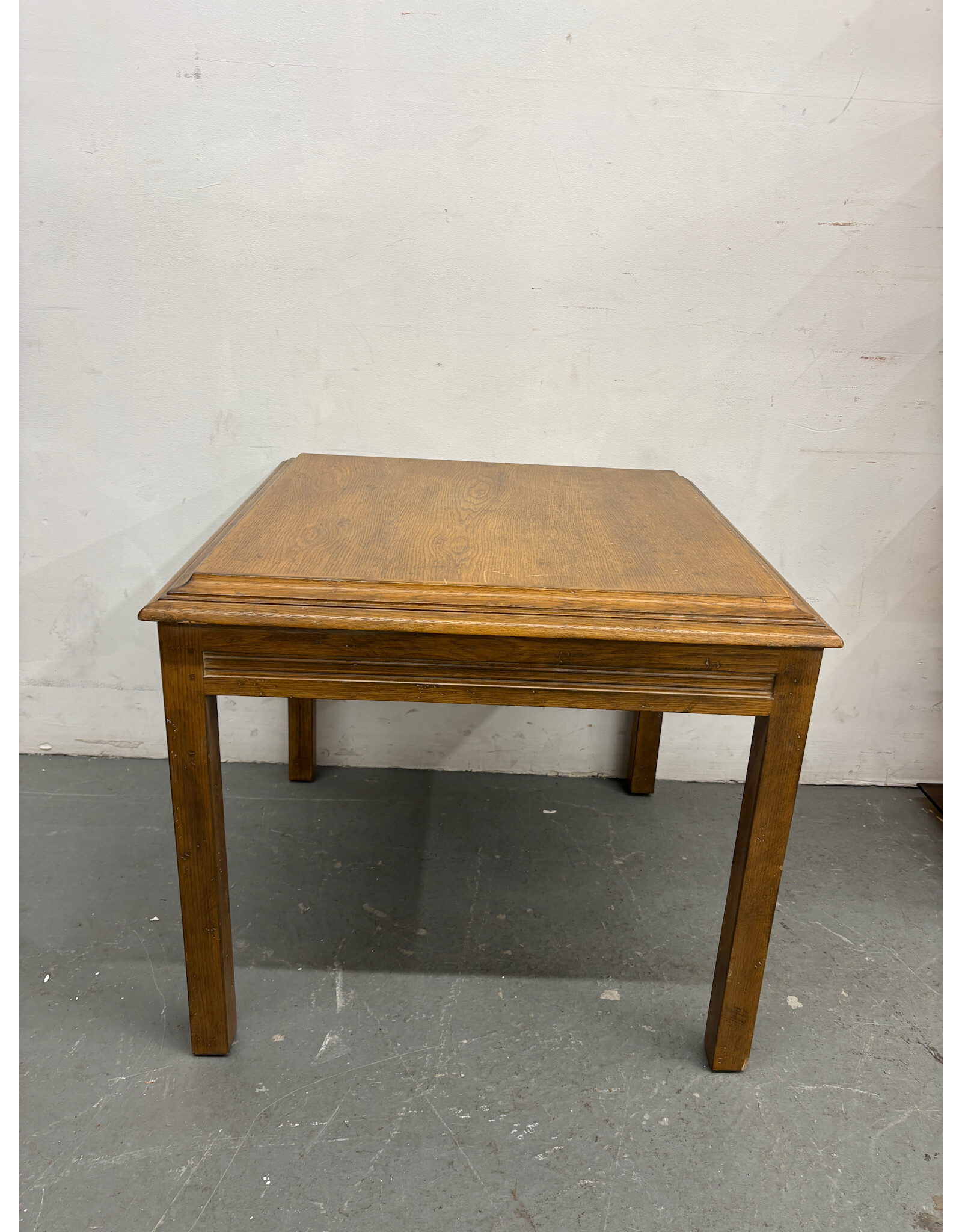 Only a Square Would MCM Style Table