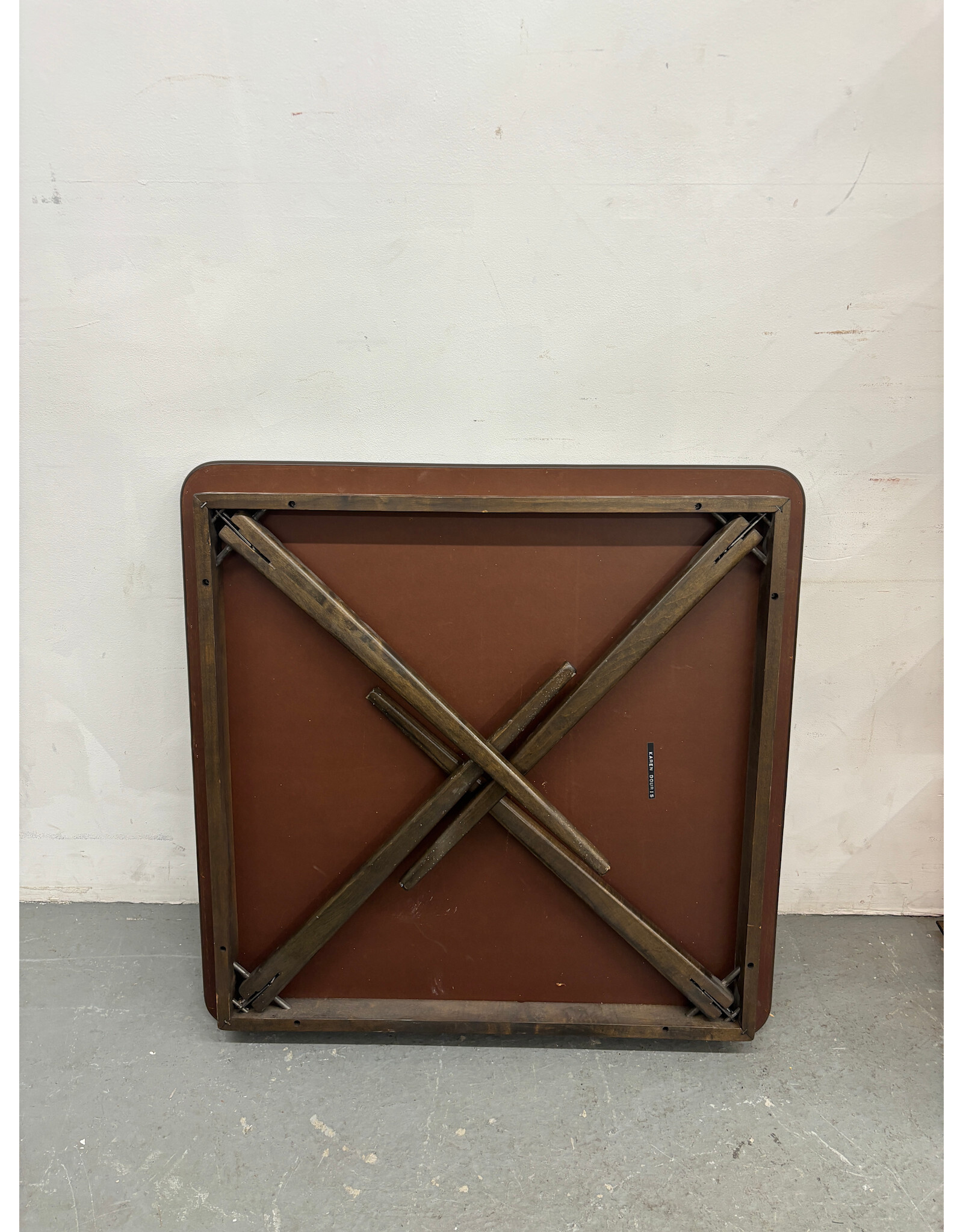 Perfect for Cards, Foldable Wooden Table