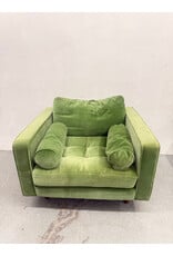 Article Green Grass Button-Tufted Seat Lounge Armchair