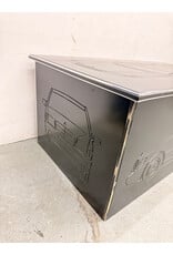 Wood Constructed Chest with Car Features