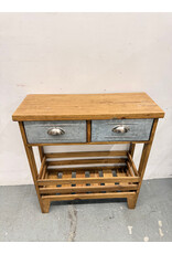Industrial Wood Console