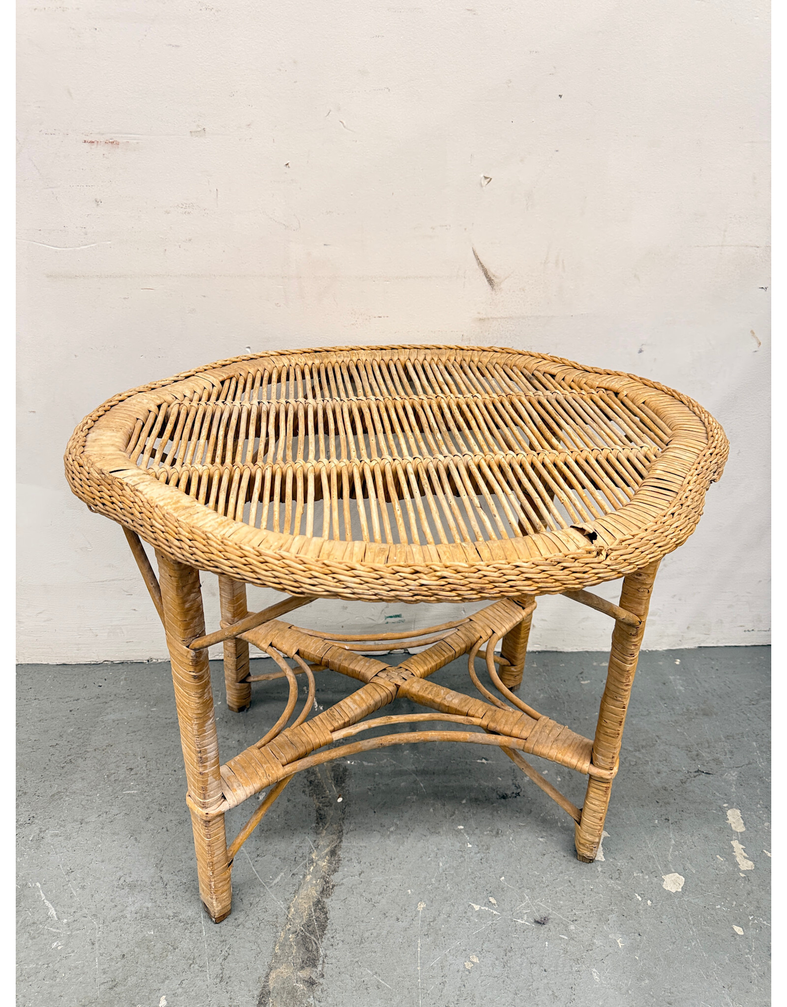 Rattan Side Table