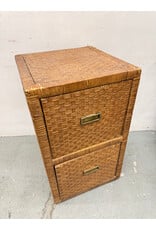 Wicker Filing Cabinet