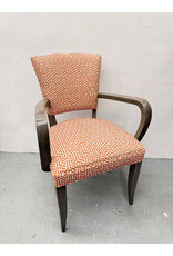Geometric Chairs in Orange and White