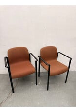 "But We Reserved the Conference Room" - Burnt Orange Herman Miller Chair