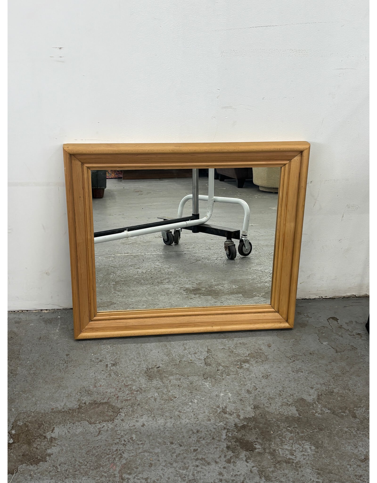 Oak Frame Hanging Mirror