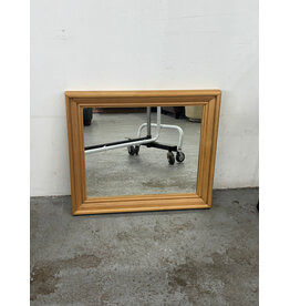 Oak Frame Hanging Mirror