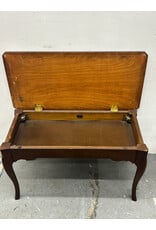 Vintage Mahogany Wooden Piano Bench