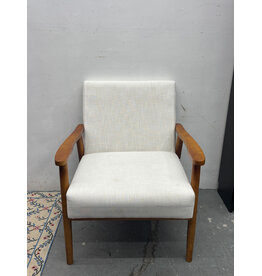 Linen Modern Style Lounge Chair