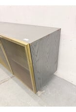 Cb2 Trace Brass Mesh Credenza