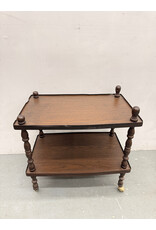 Vintage Oak Tea Cart