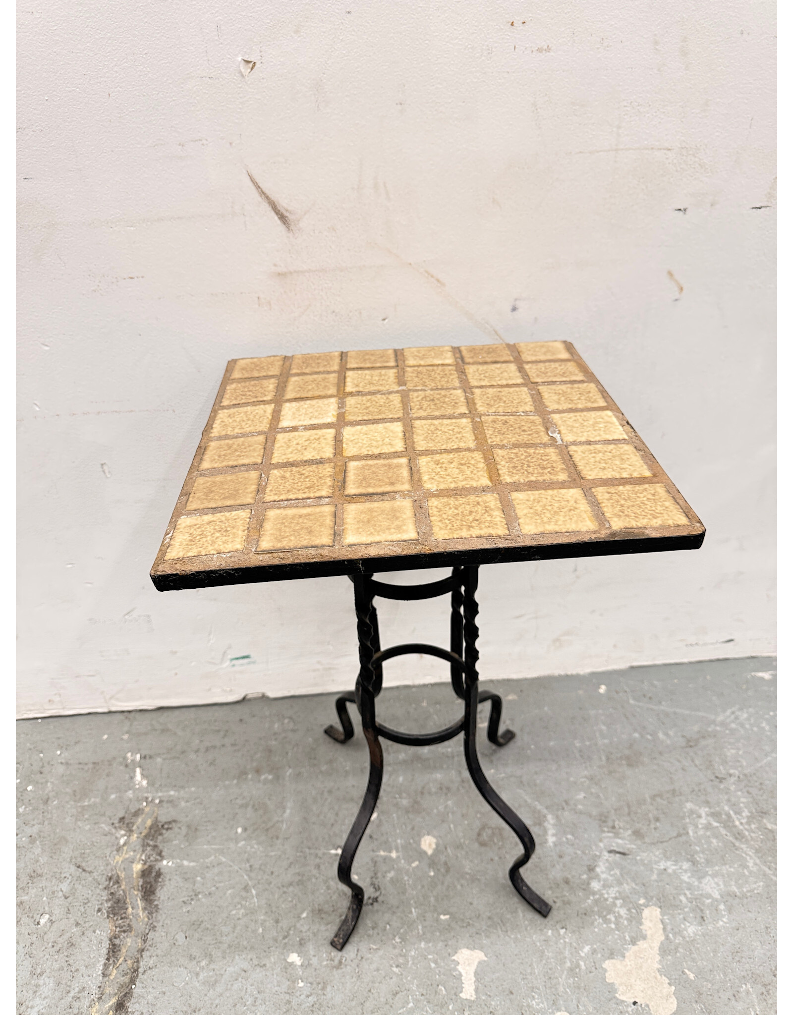 Ceramic Top with Dark Wrought Iron