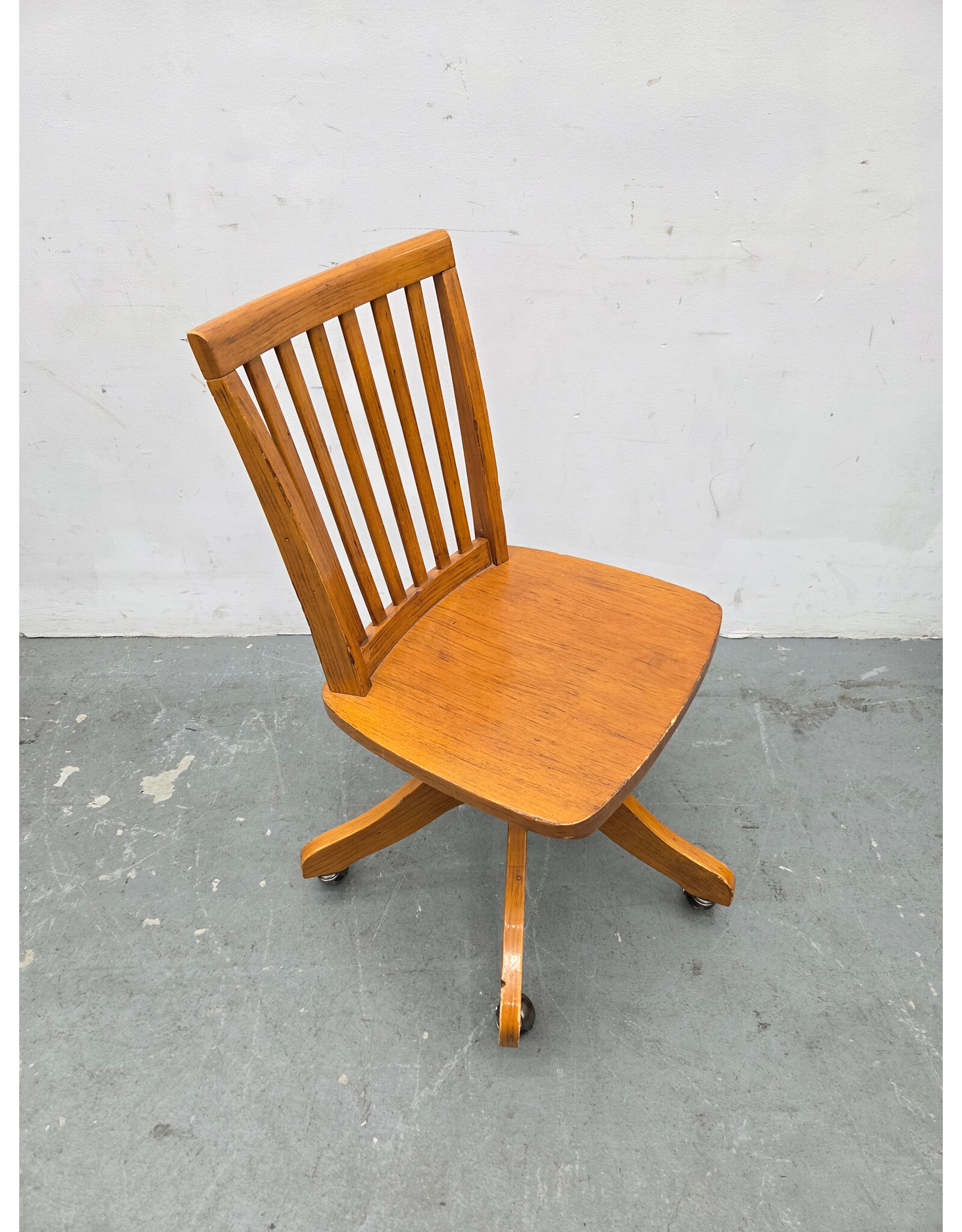 Pottery Barn Kids Wooden Rolling Office Chair