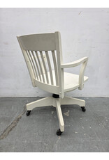 Williams Sonoma White Rolling Office Chair