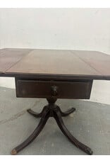 Antique Drop Leaf Table with Lion Head Pull