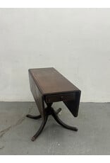Antique Drop Leaf Table with Lion Head Pull