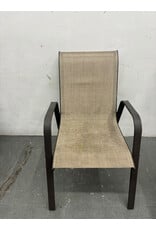 We Were Artists Sling Patio Chair in Taupe