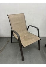We Were Artists Sling Patio Chair in Taupe
