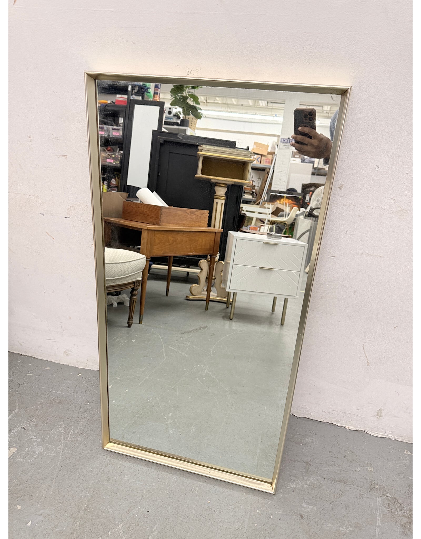 Italian Style Brass Frame Mirror