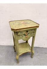 Papillons Vintage French Painted Side Table