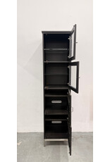 Room & Board Black Narrow Bookcase