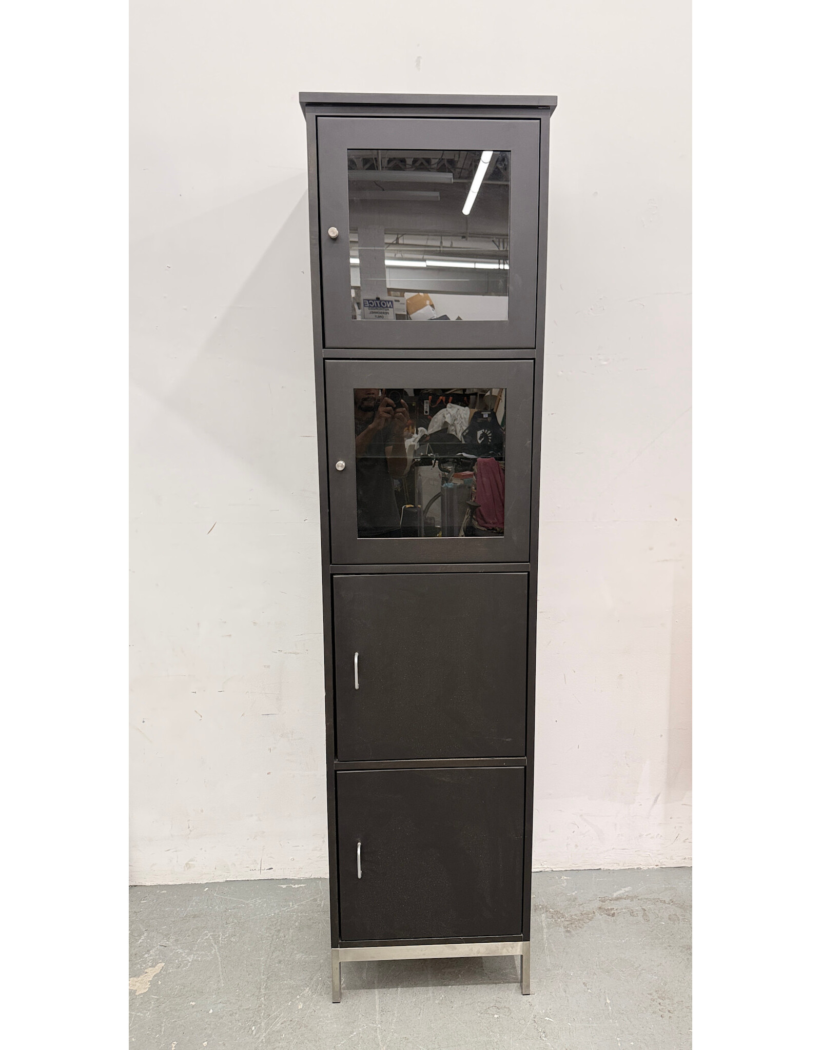 Room & Board Black Narrow Bookcase