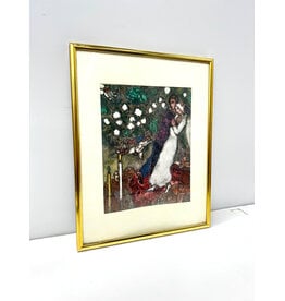 The Three Candles by Marc Chagall, framed print
