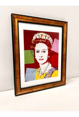 Queen Elizabeth by Andy Warhol, framed print
