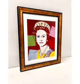 Queen Elizabeth by Andy Warhol, framed print