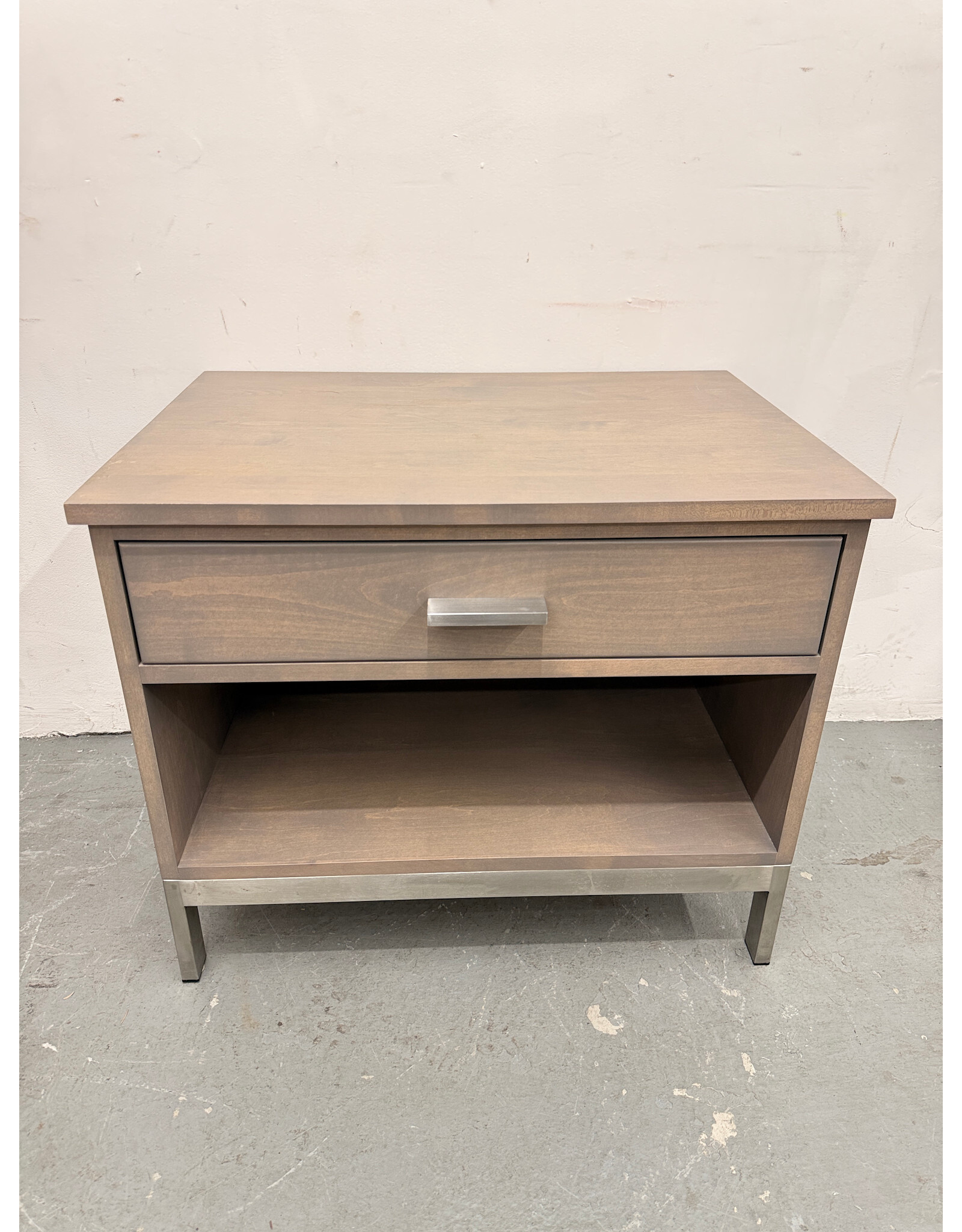 Room & Board Washed Gray Nightstand
