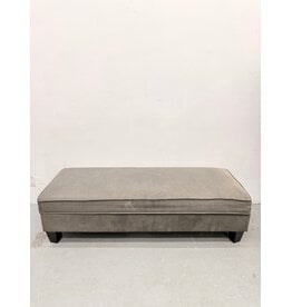 Modern Grey Storage Ottoman