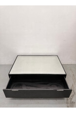 Restoration Hardware large Rectangular Coffee Table with Glass Top