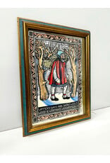 Four Seasons: Winter, framed woodblock print by Mary Azarian