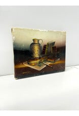 Still Life Painting, oil on canvas, sgnd L. Habady