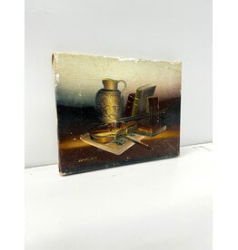 Still Life Painting, oil on canvas, sgnd L. Habady