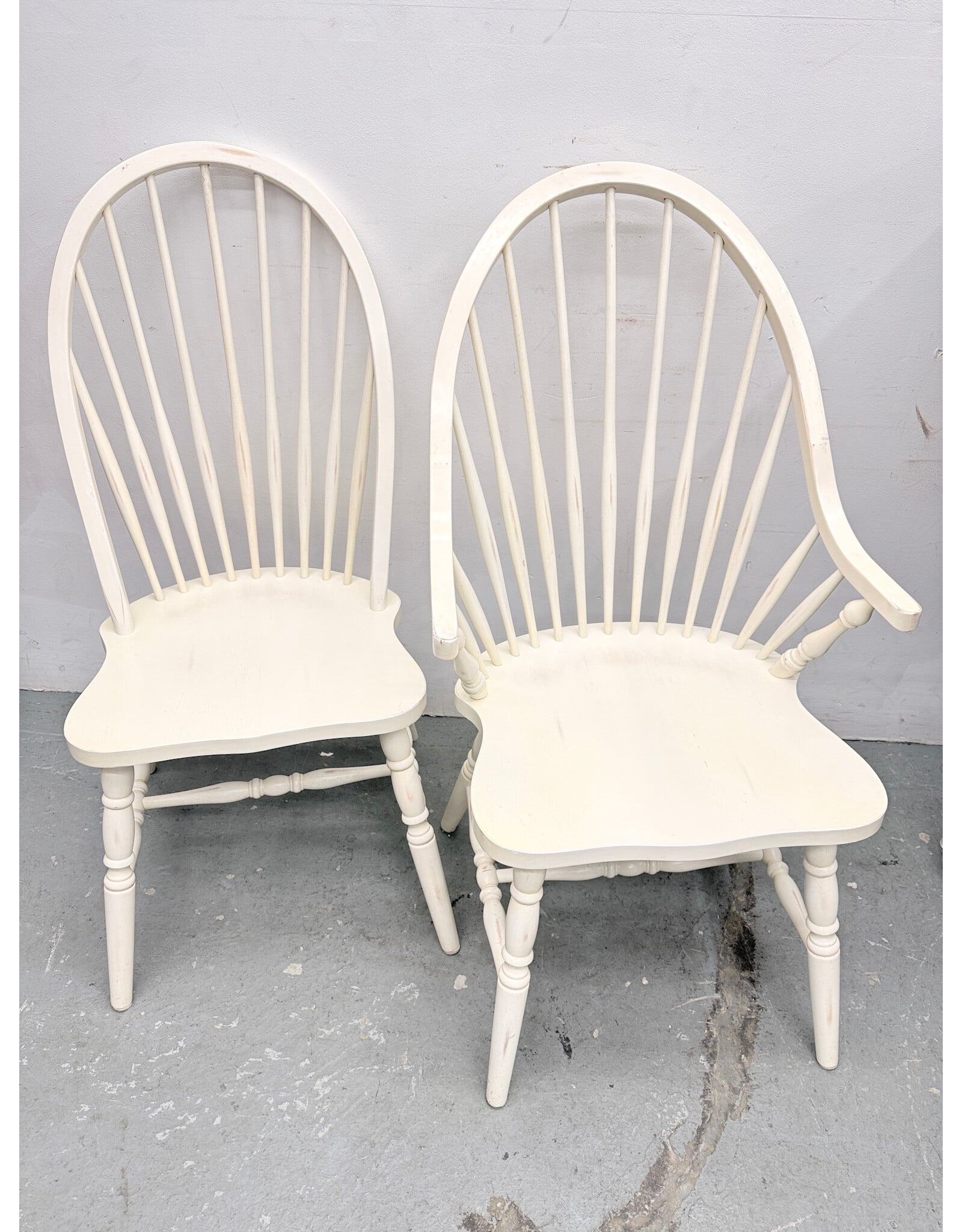 Modern White Windsor Chair