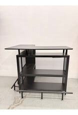 Modern Black L-Shape Bar Unit