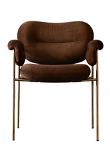 Bollo Lounge Chair by Fogia in Dark Brown