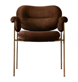 Bollo Lounge Chair by Fogia in Dark Brown