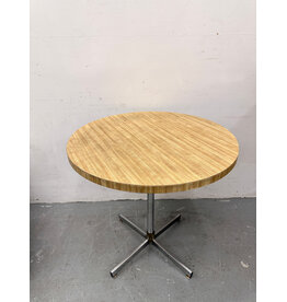 MCM Laminate Top with Chrome Base Dining Table