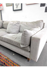 PS Grey Modern L-Shaped Sectional Sofa