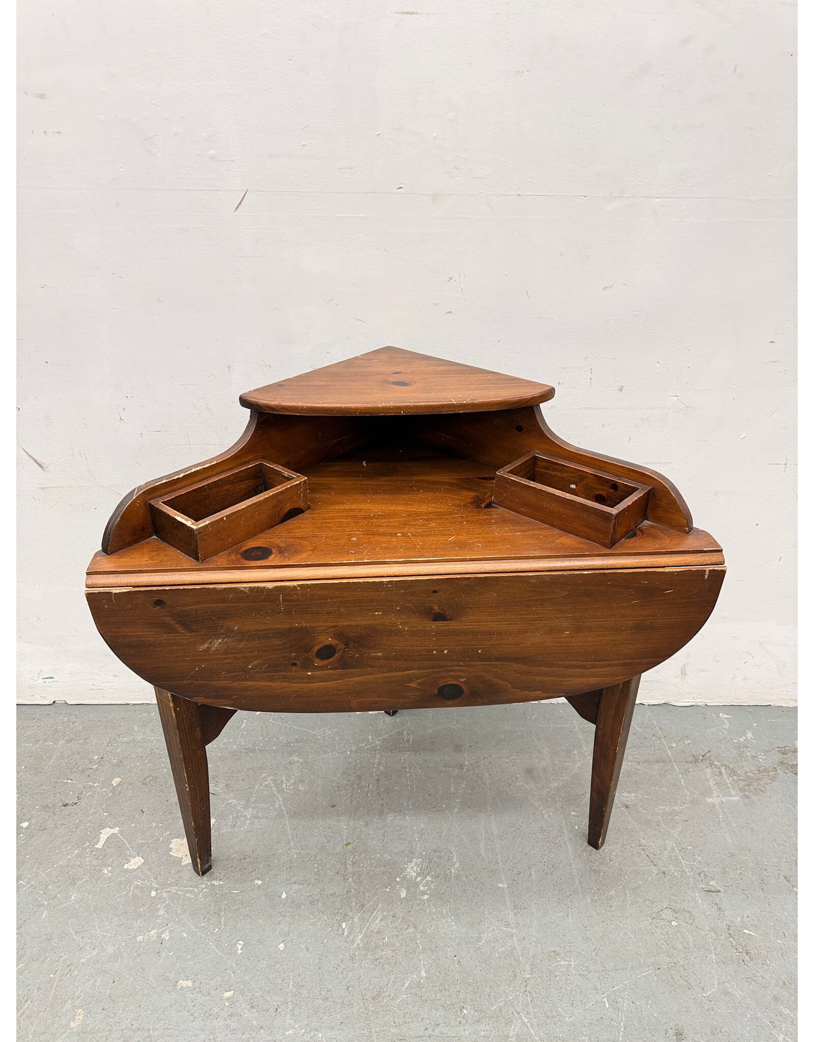 Vintage Drop Front Corner Desk