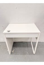 White IKEA Micke Desk