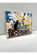 Creating Angels from Kliban's Cats, framed print