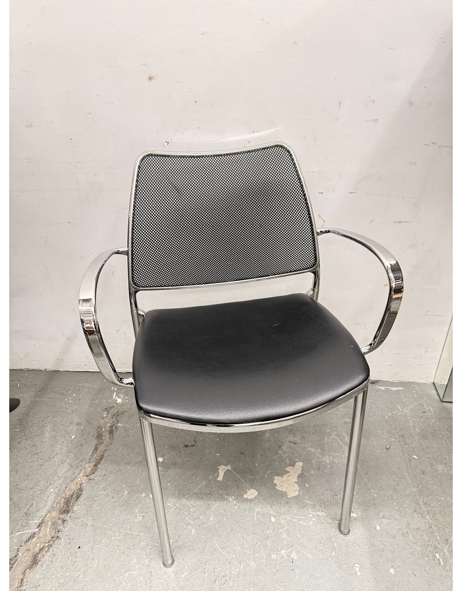 Gas Armchair By Jesus Gasca for STUA, Chrome Frame
