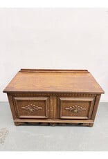 Antique Oak Wedding Chest